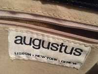 Bolsa vintage do estilista Augustus, ótimo estado