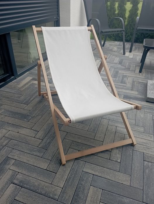 Leżak drewniany plus poduszka