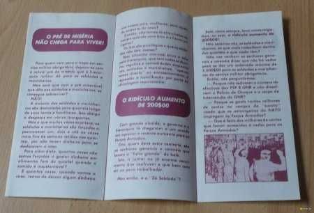 Histórico folheto propagandístico de 1975, impecável
