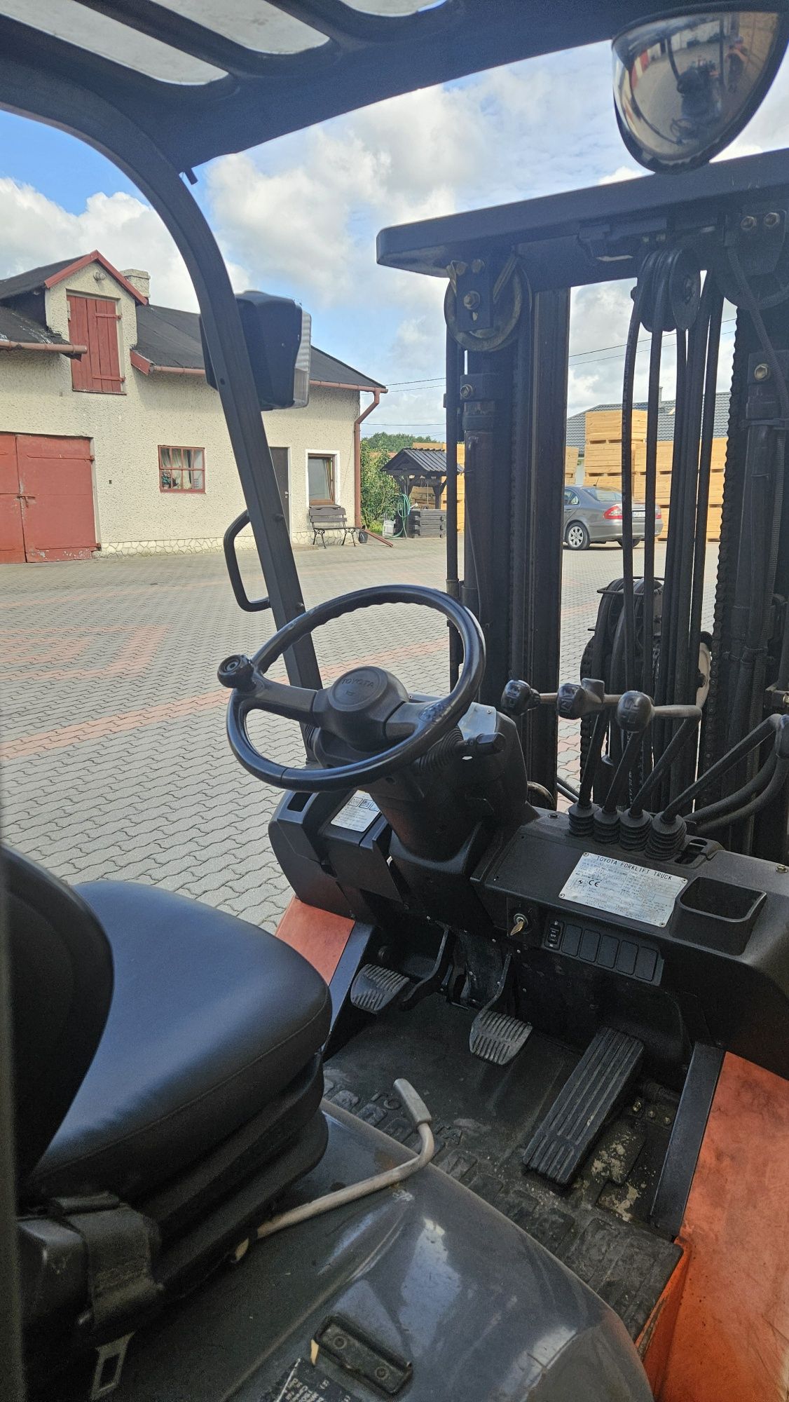 Wózek Widłowy Toyota FG718 TRIPLEX terenowy Przesuw Wolny skok