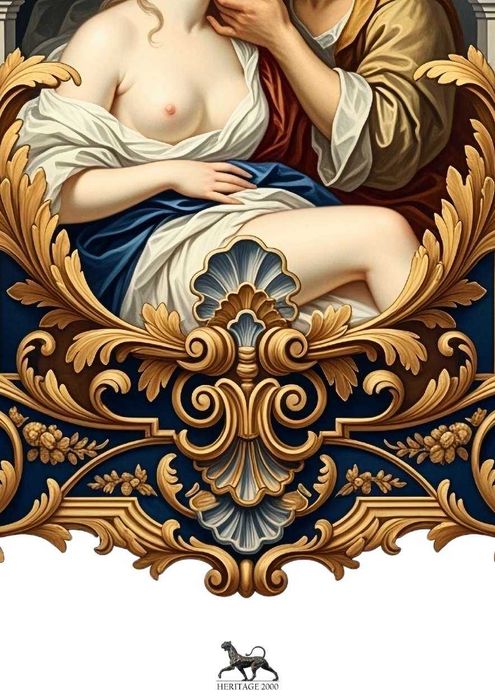 Architektura i Ornamentyka, XVIII wieczne wzornictwo, wielkość A3