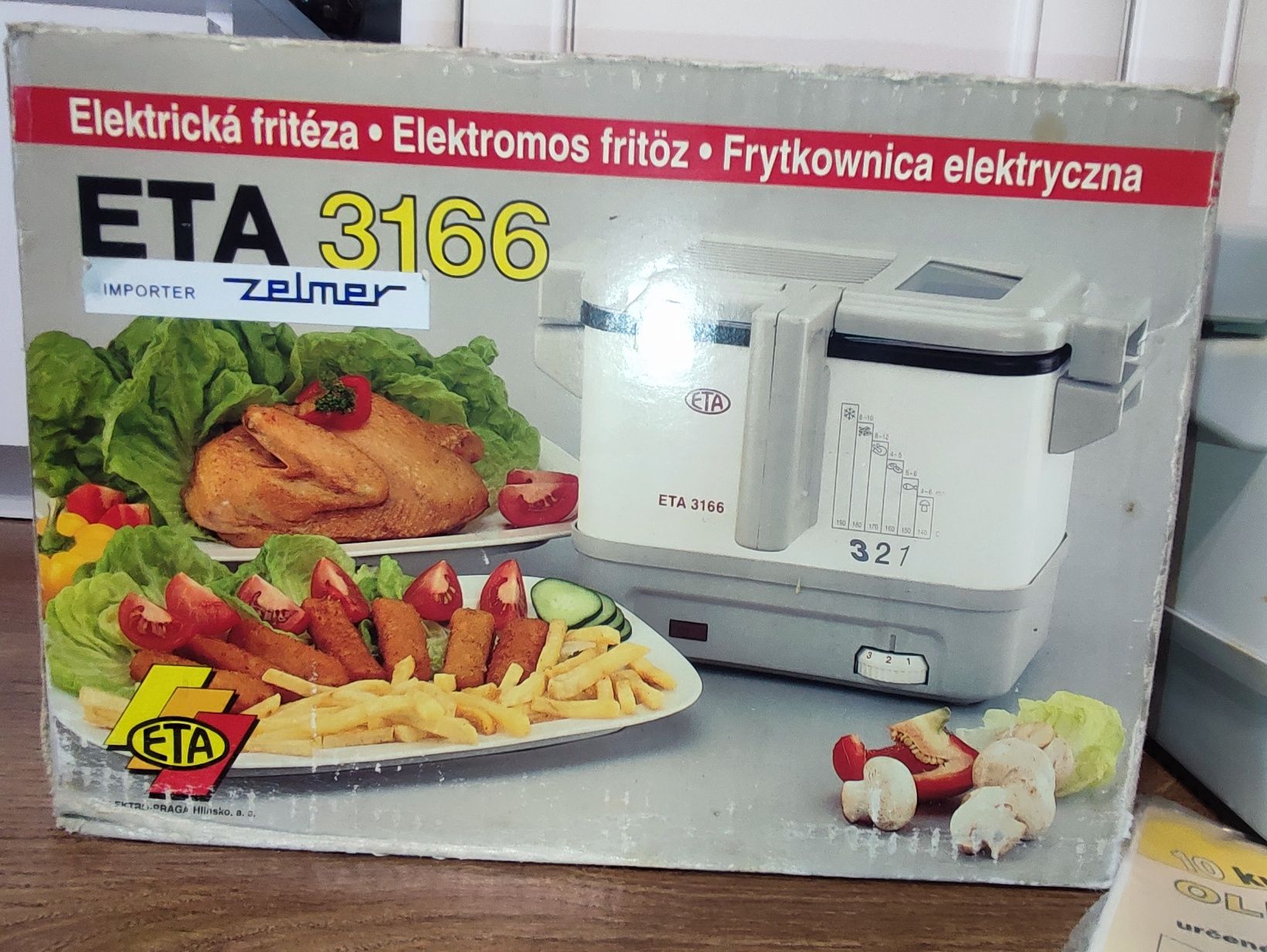 Frytkownica elektryczna ETA 3166 Zelmer, frytownica używana, sprawna