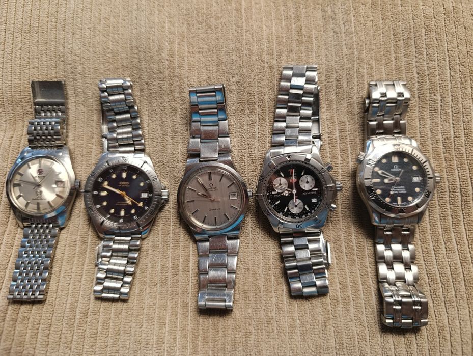 Zegarki omega tag heuer oris rado
