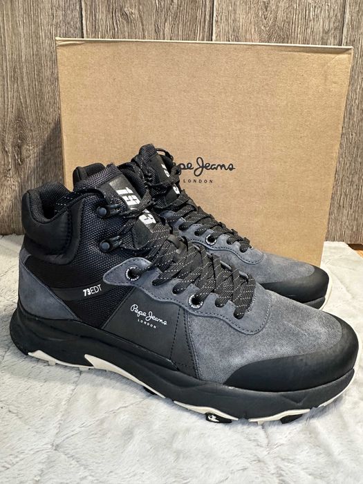 buty botki męskie skórzane pepe jeans james high 45