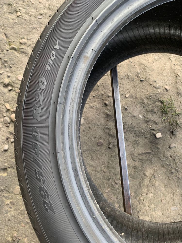 Шини 295/40 R20 пара Pirelli 2019p літо 4,5мм