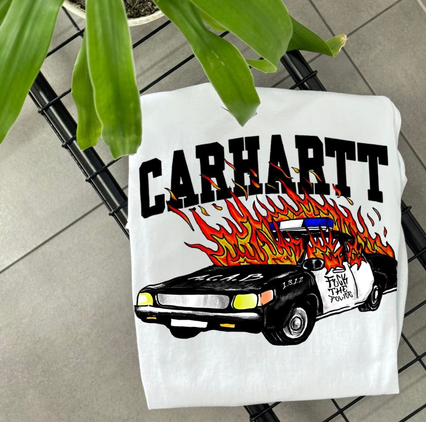 Футболка CARHARTT Fuck The Police