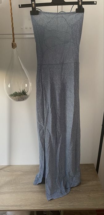Vestido azul brilhante NOVO