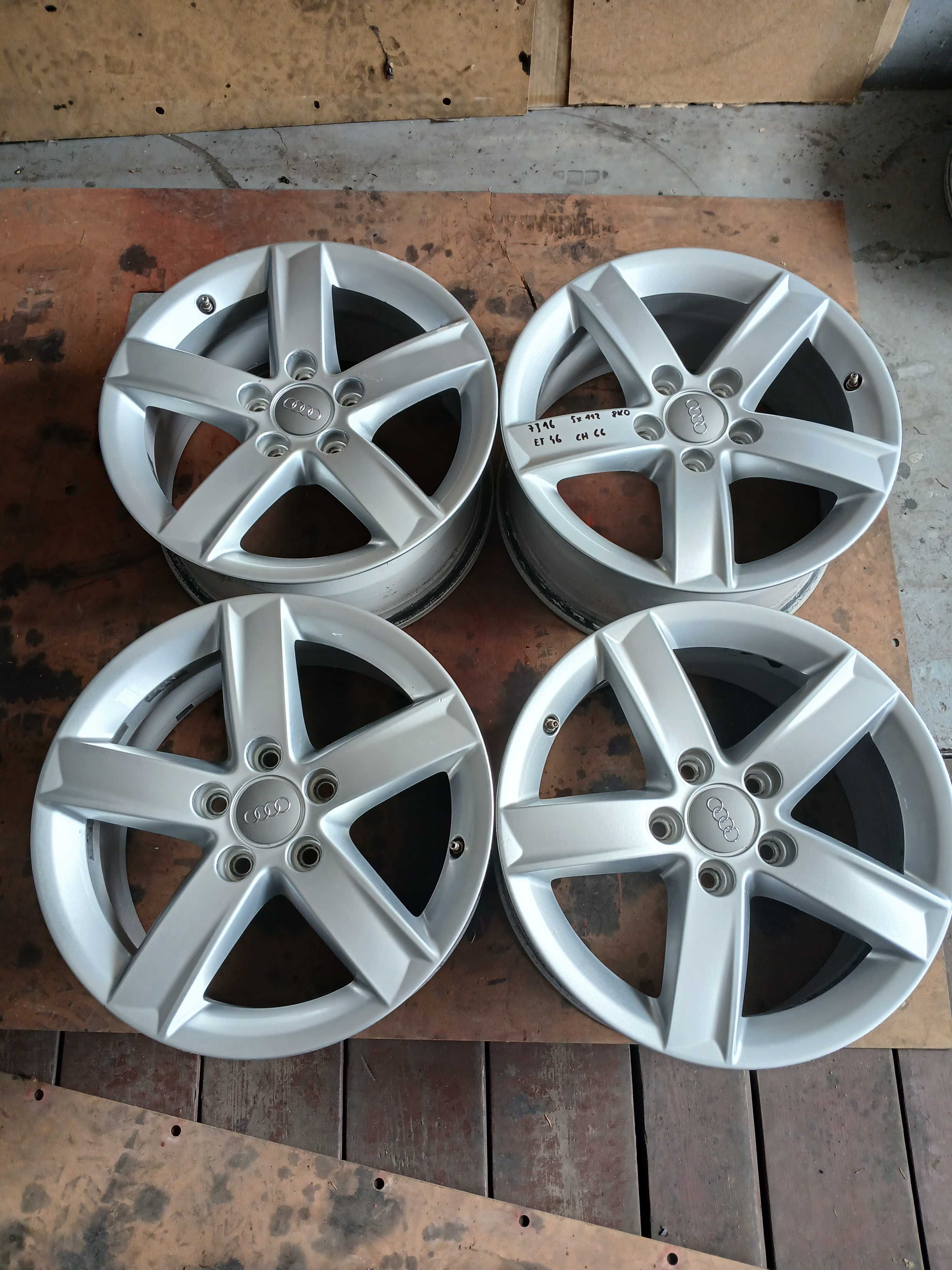 Felgi aluminiowe Audi a3 a4 a6 itp 7j16 5x112 et 46 ch 66 oryg