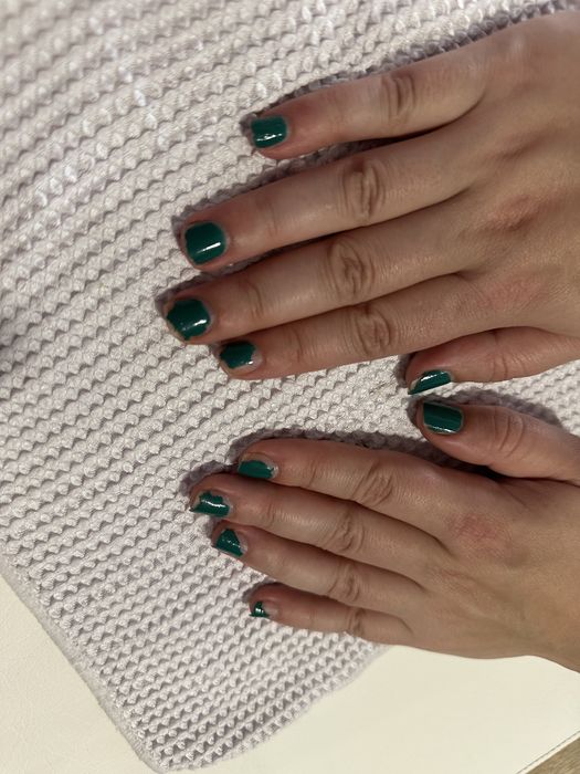 Unhas normais e gel