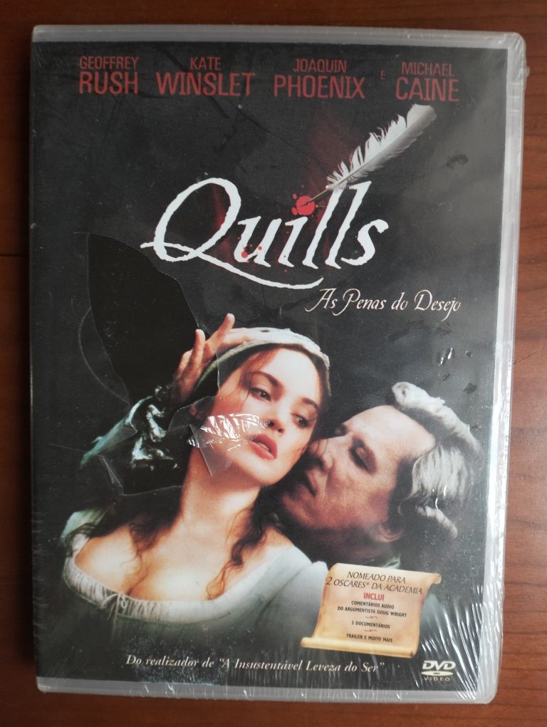 DVD - "Quills" lacrado