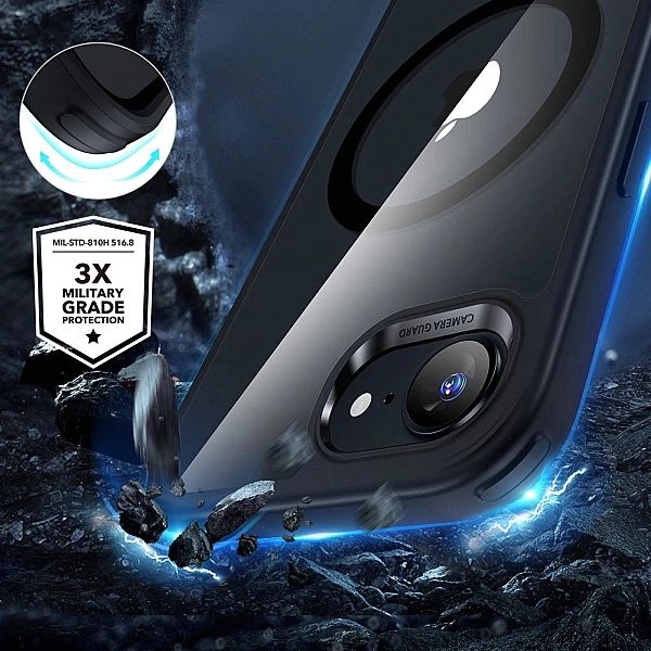 Etui ESR Classic Hybrid Halolock MagSafe na iPhone 16e - przezroczyste