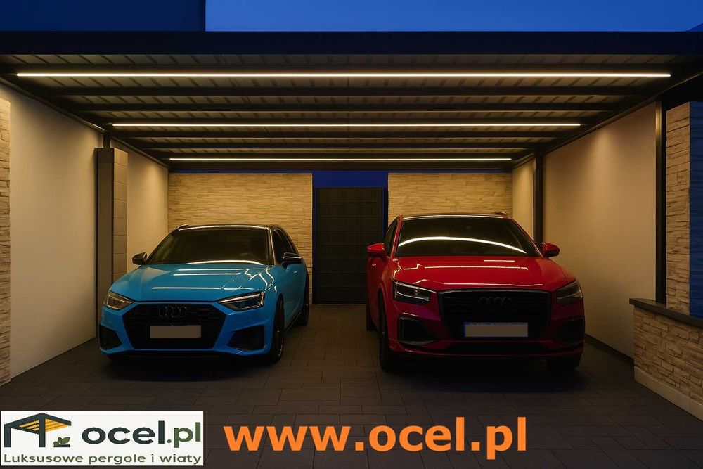 Carport – ochroniarz Twojego auta 24/7, bez przerw na kawę od Ocel.pl