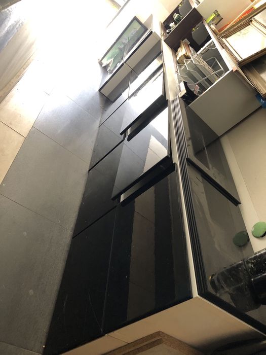 Szafki czarny połysk