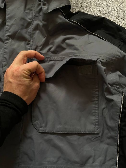 Куртка engelbert strauss (робоча/дощова) – сіро-чорна, L