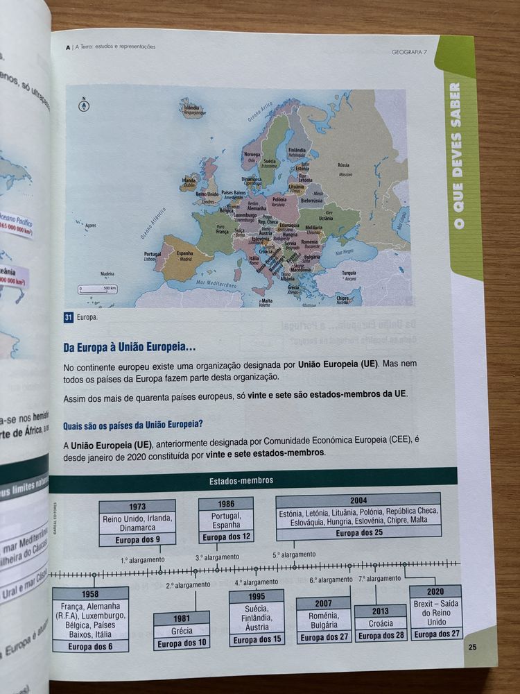 Preparar os testes 7 geografia