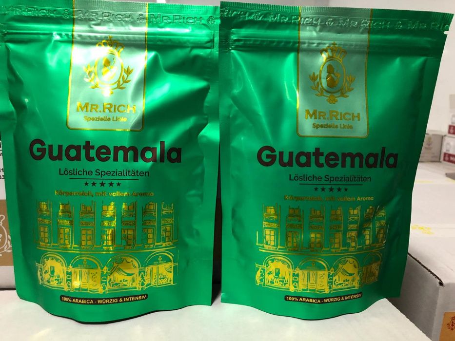Растворимый кофе Mr.Rich "Guatemala" (Гватемала) 170гр. Германия.