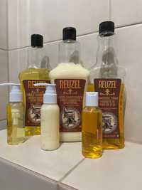 Zestaw kosmetyków marki Reuzel daily (szampon, conditioner, tonic)