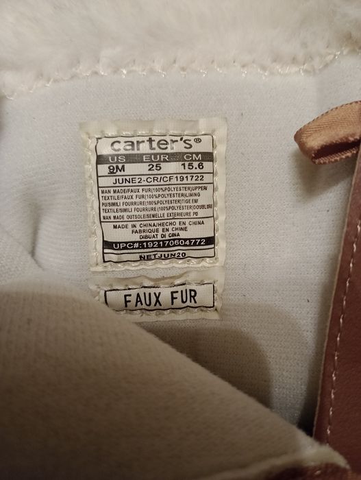 Buty zimowe dziewczęce rozm. 25