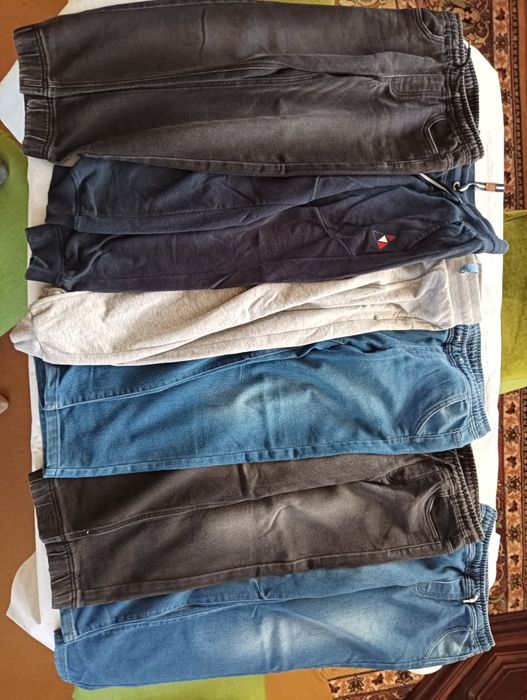 Spodnie 6 par chłopięce rozmiar 140