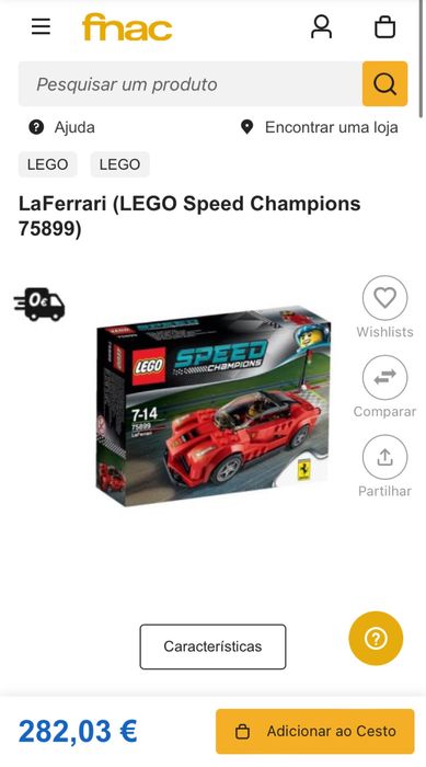 Lego Speed Champions Ferrari Laferrari