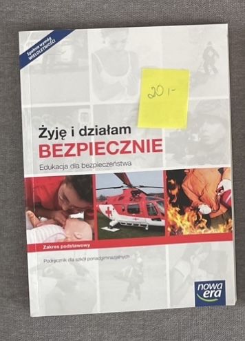 Książka Technikum/Liceum „Żyję i działam bezpiecznie”