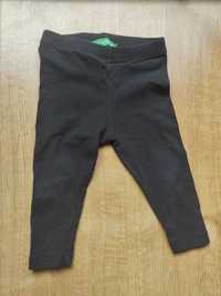 Legginsy czarne rozmiar 68/74