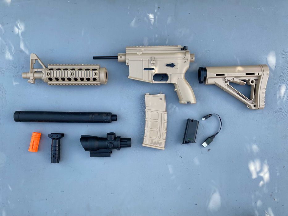 Іграшковий автомат M4A1 на орбізах орбіган гель бластер