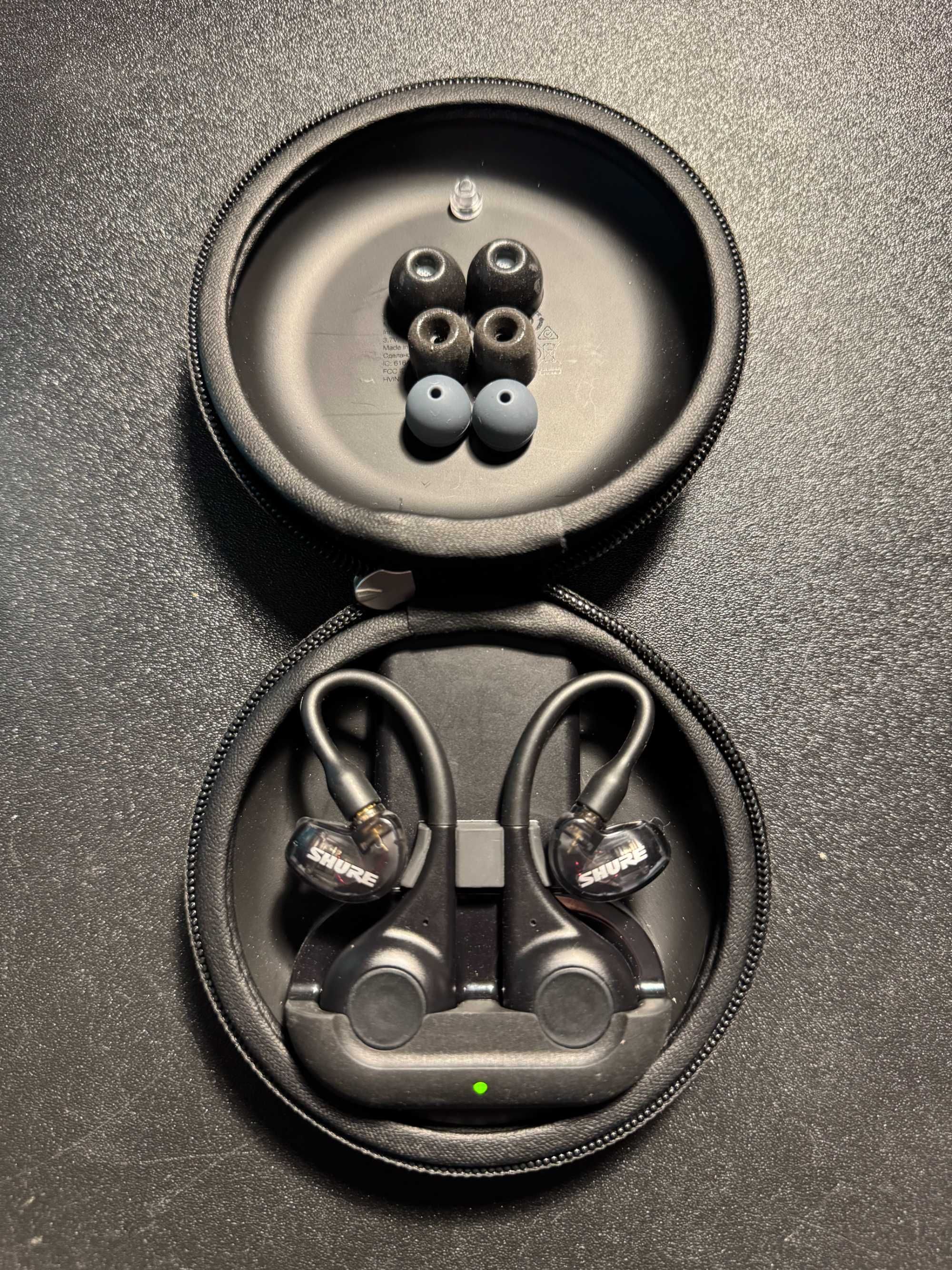 Shure AONIC 215 True Wireless SE TW2 czarne GEN 2 bluetooth słuchawki