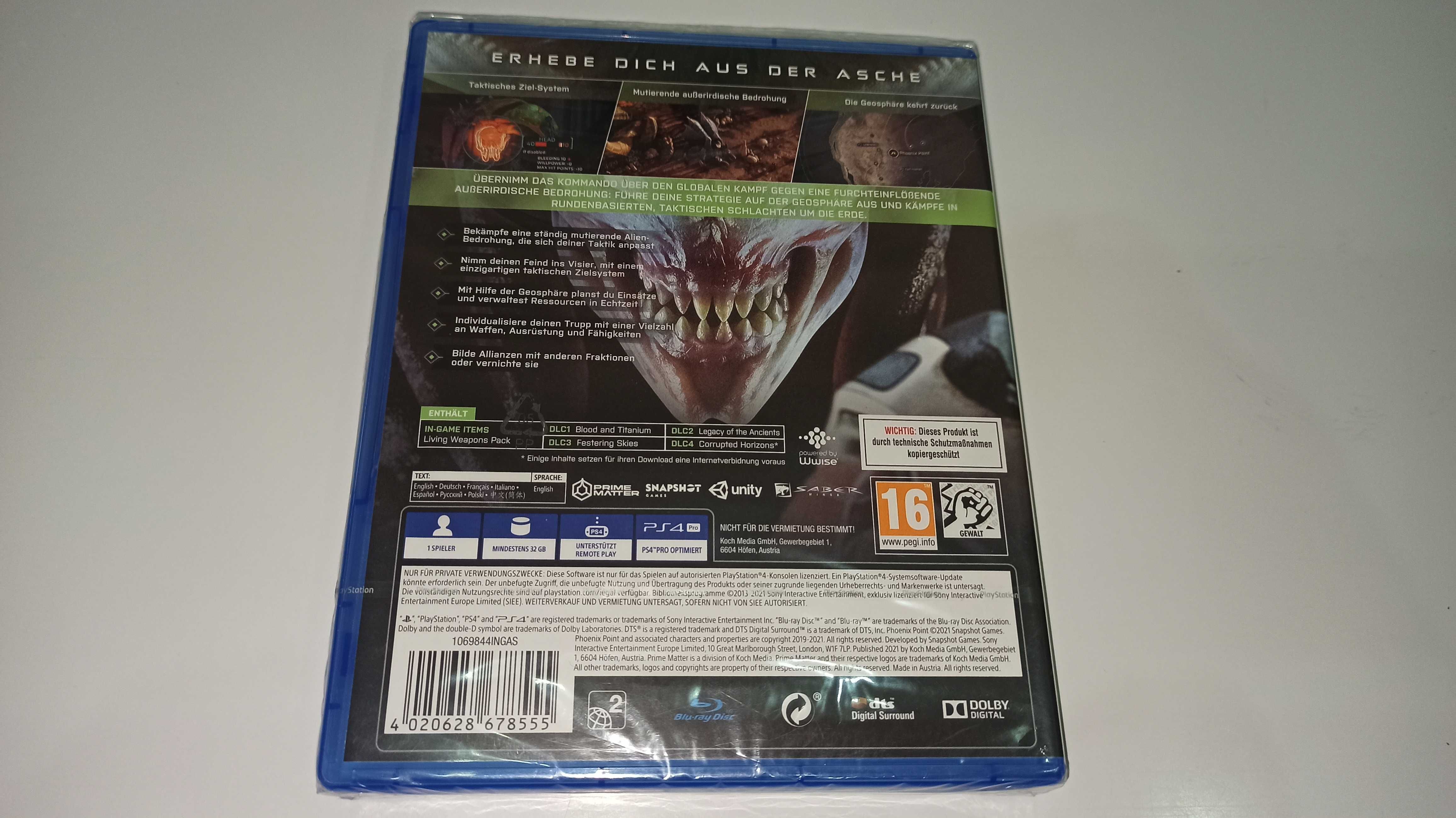ps4 PHOENIX POINT BEHEMOTH EDITION PL jak xcom strategia taktyczn NOWA