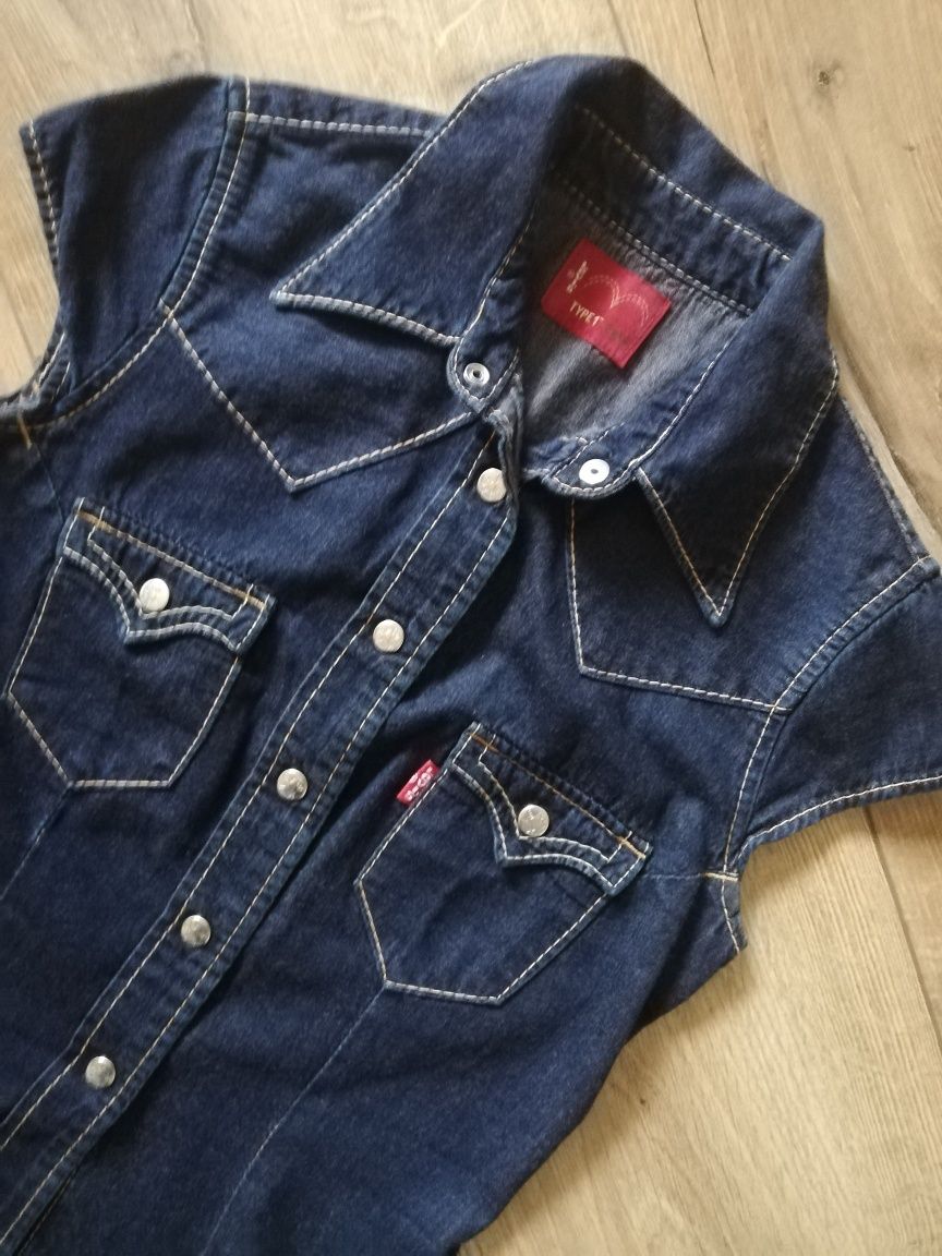 Koszula dziewczęca jeans Levis  roz S