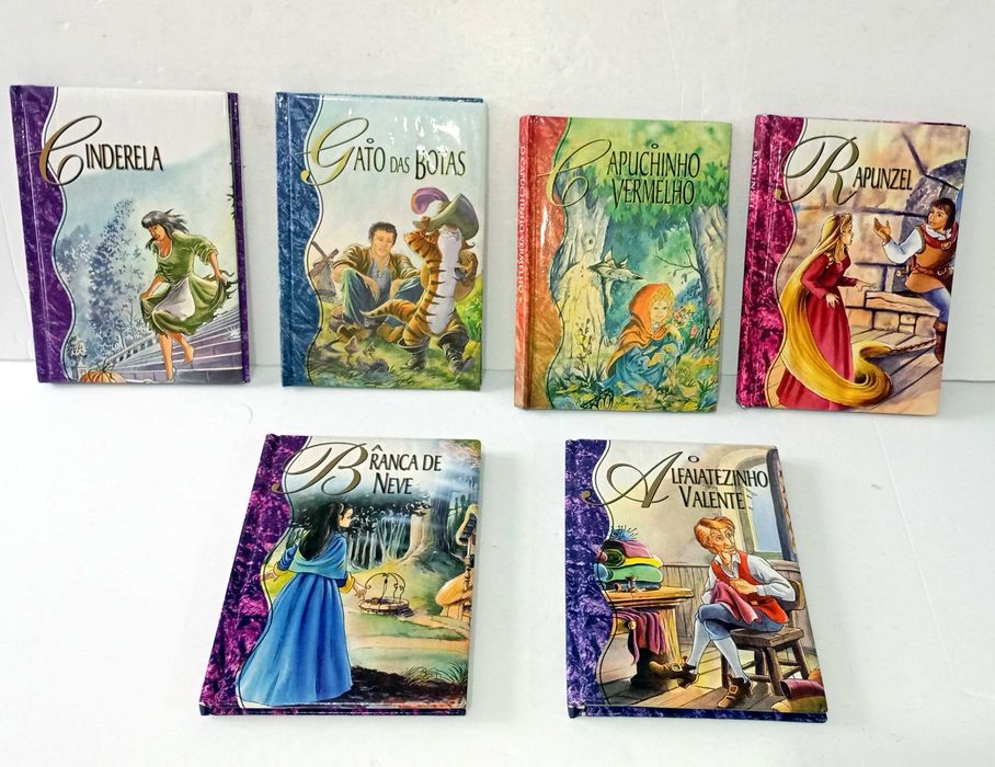 livros da Coleção - O Meu Pequeno Cofre dos Contos de Grimm