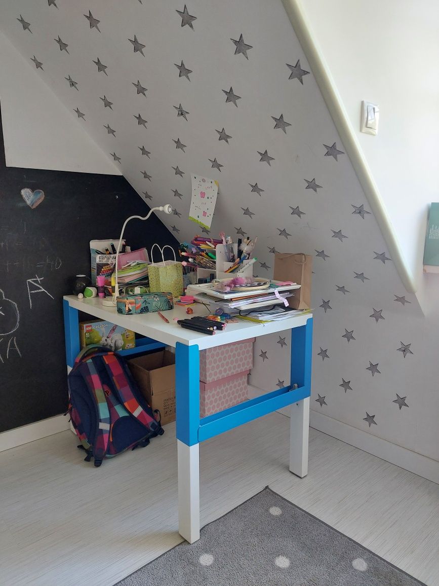 Zestaw mebli meble IKEA biurko łóżko 160x80 Pahl Platsa