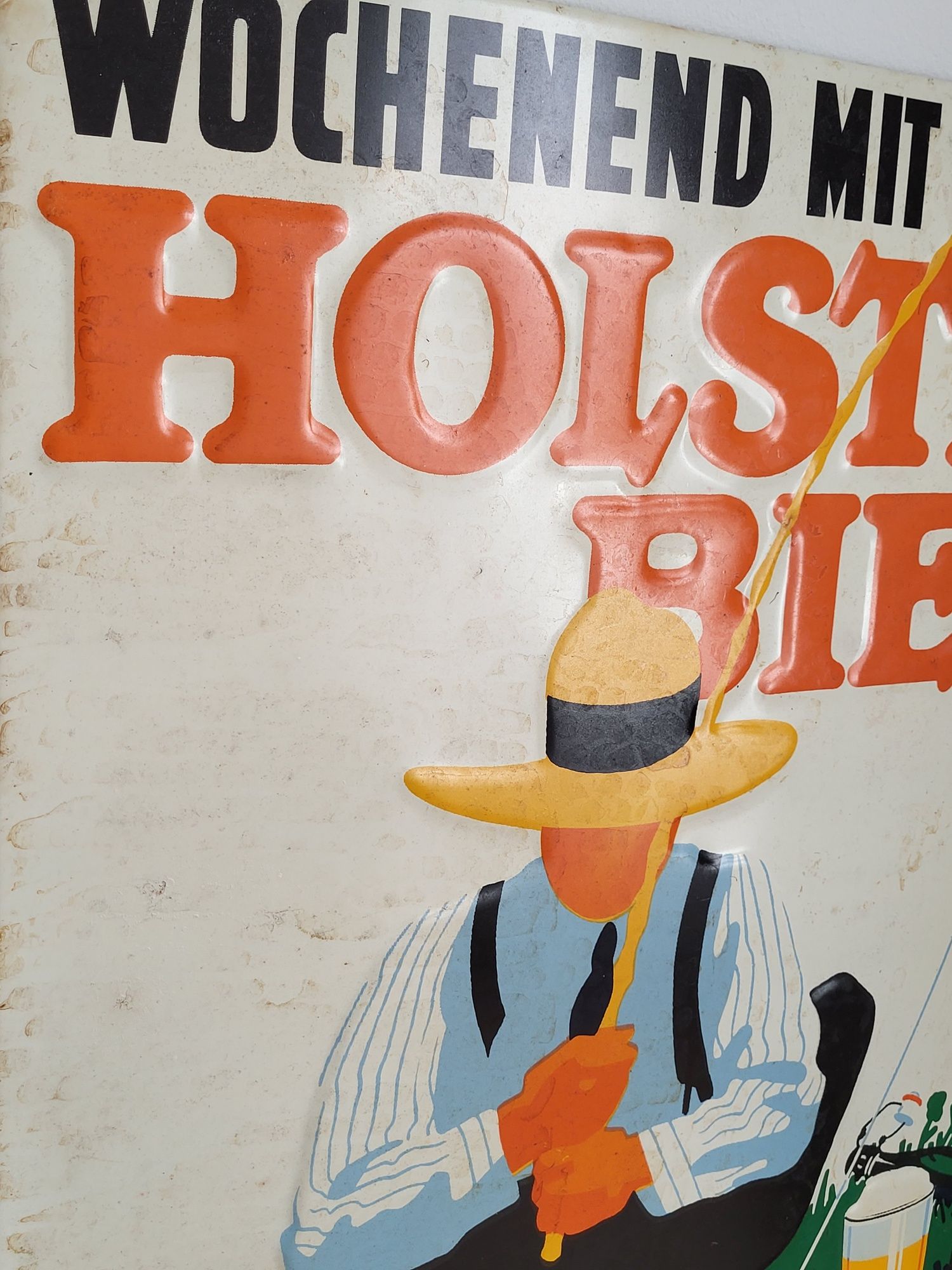 Stara niemiecka reklama piwa Holsten