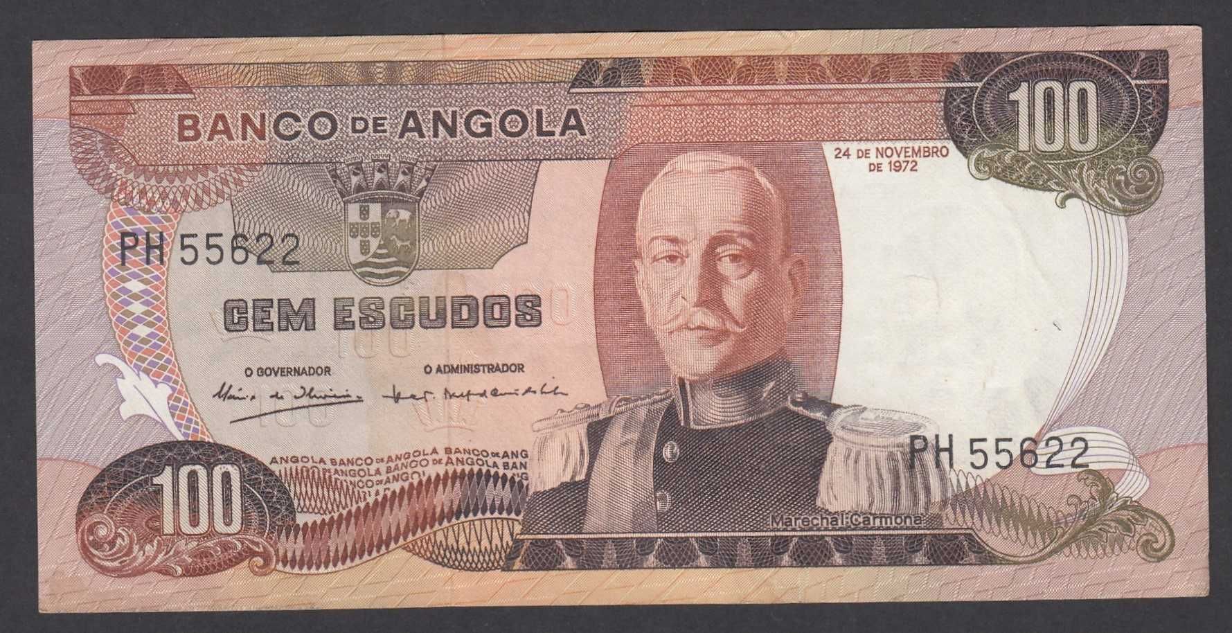 100 escudos 1972 Angola Bela