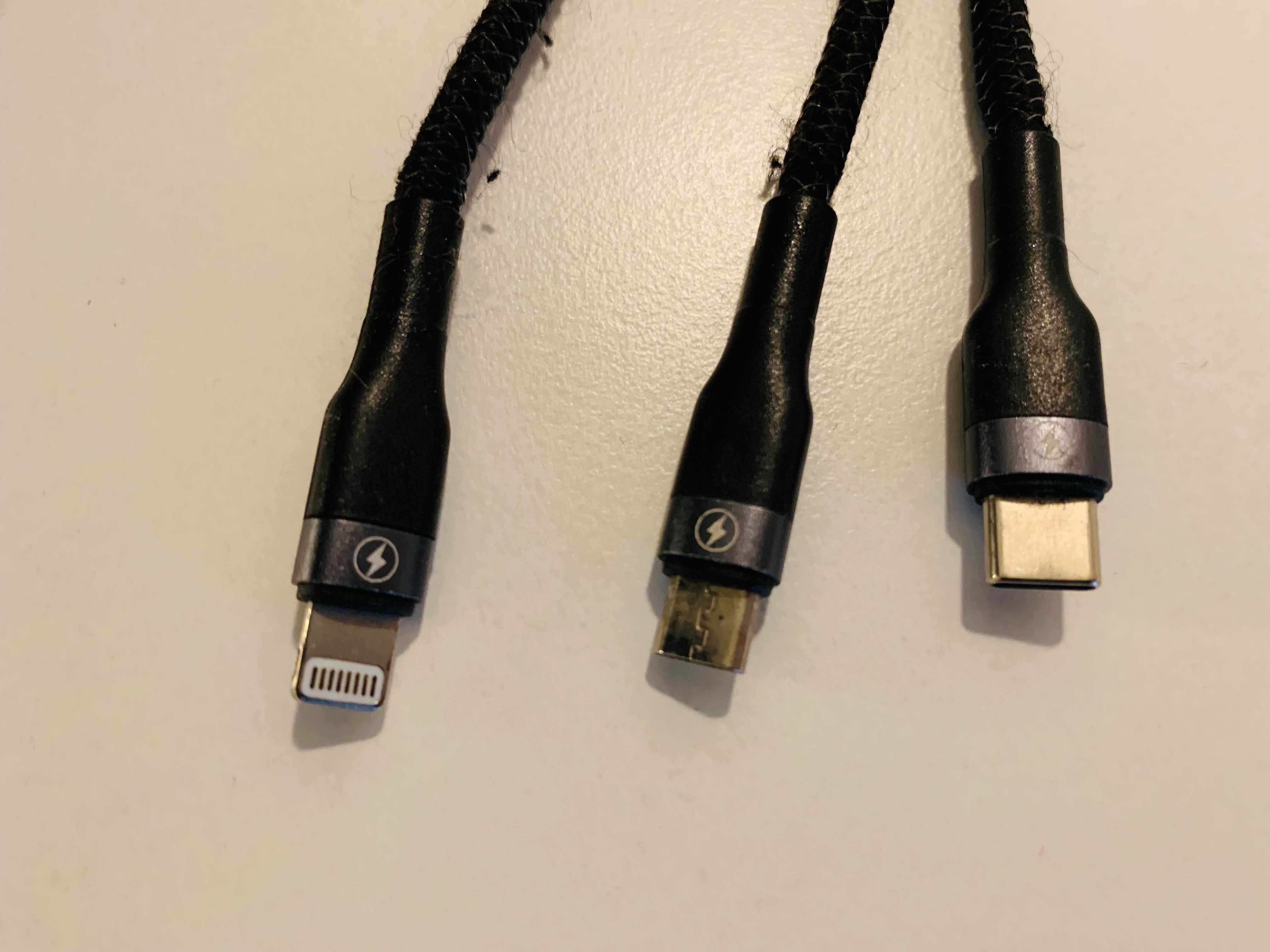 Kabel USB-A micro-USB, USB-c