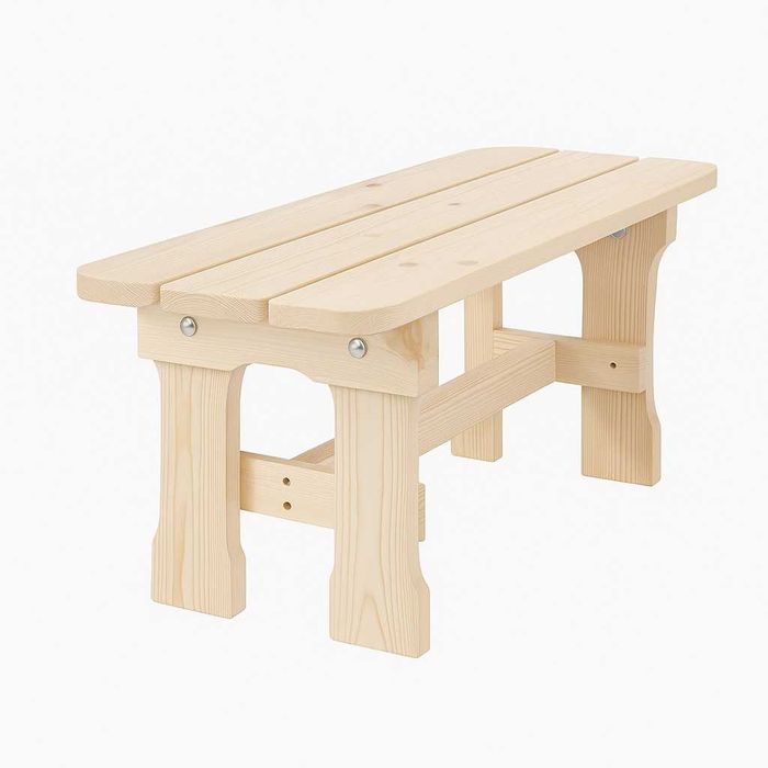 ławka ogrodowa 120 cm balkon taras  meble ogrodowe solidna