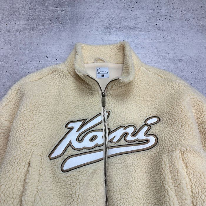 Женская куртка бомбер шерпа теди Karl Kani размер XS