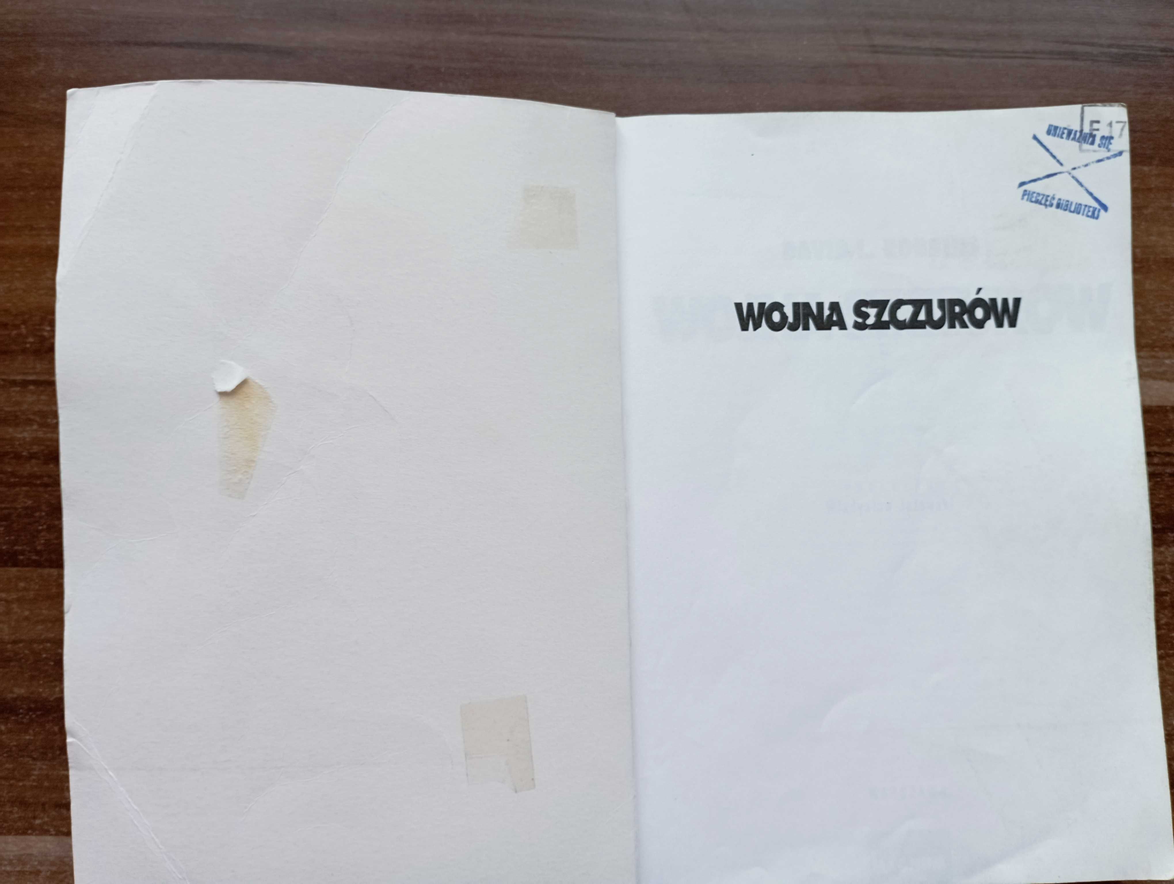 Wojna szczurów David L. Robbins