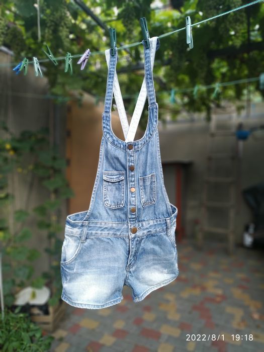 Комбезик джинсовый