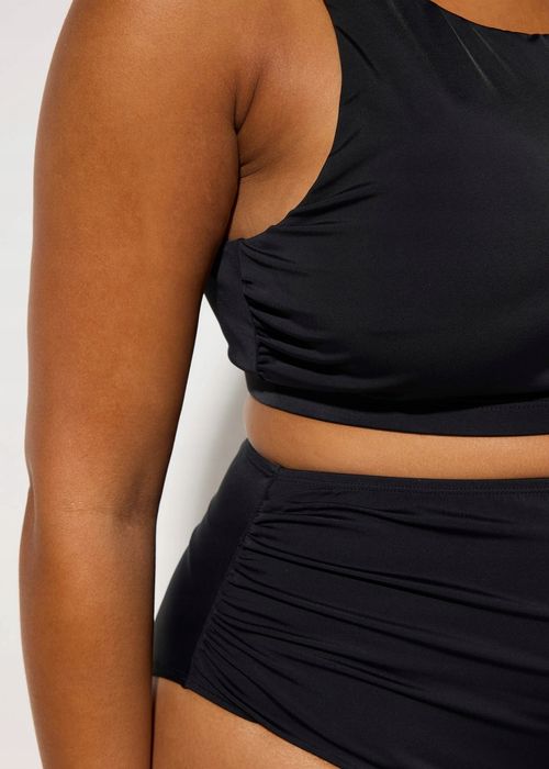 B.P.C figi bikini z wysokim stanem czarne r.46