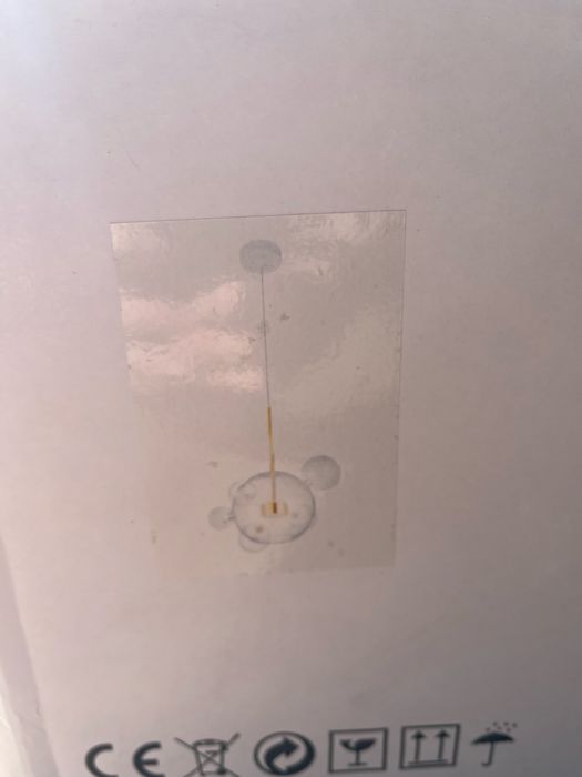 Lampa szklana „bąble”