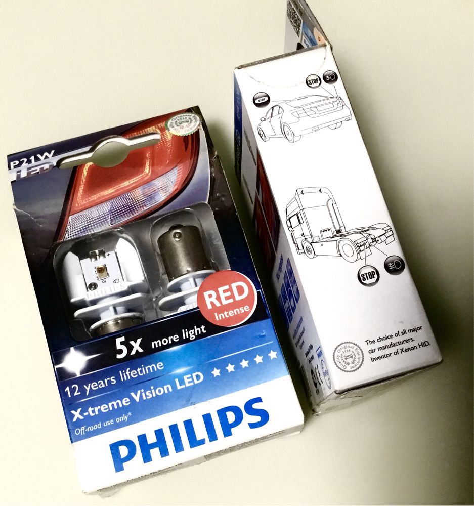 Лампа світлодіодна Philips X-treme Vision LED P21W