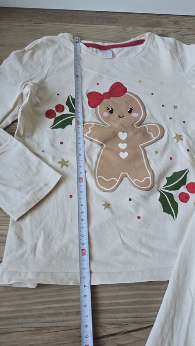 Piżamka dziewczęca ciastek 122-128cm 7-8 lat