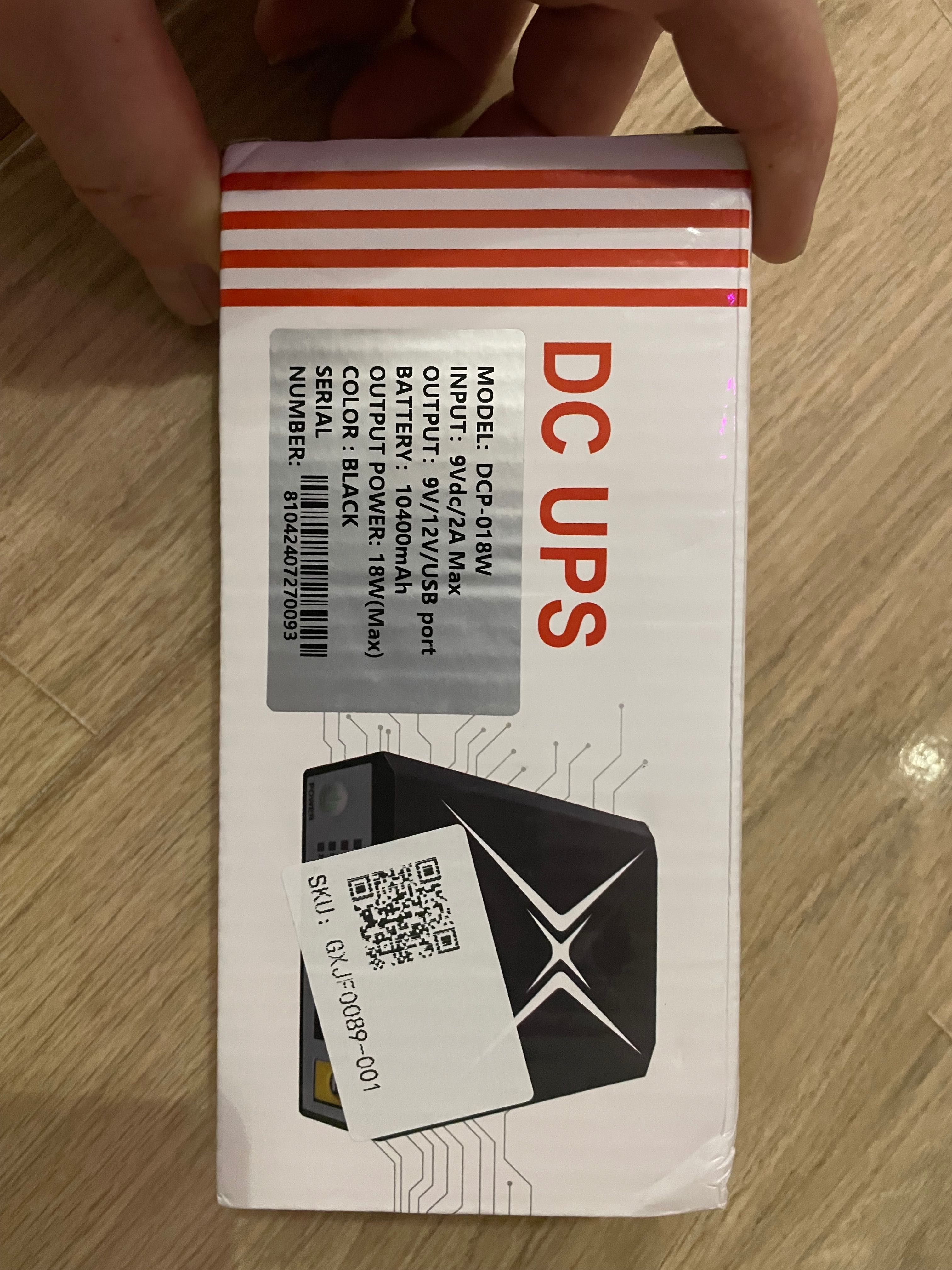 ДБЖ для роутера, Wi-fi, UPS безперебійник 10400mah 5/9/12v