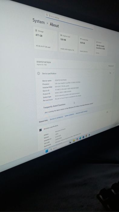 Computador compacto (12 geração Intel) ACER xc176o(2o23)