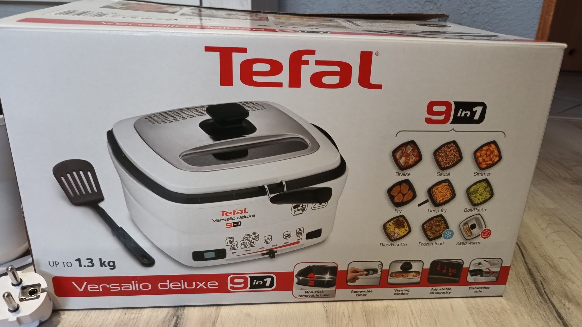 Tefal frytownica 9w1 multicooker Versalio Deluxe frytkownica