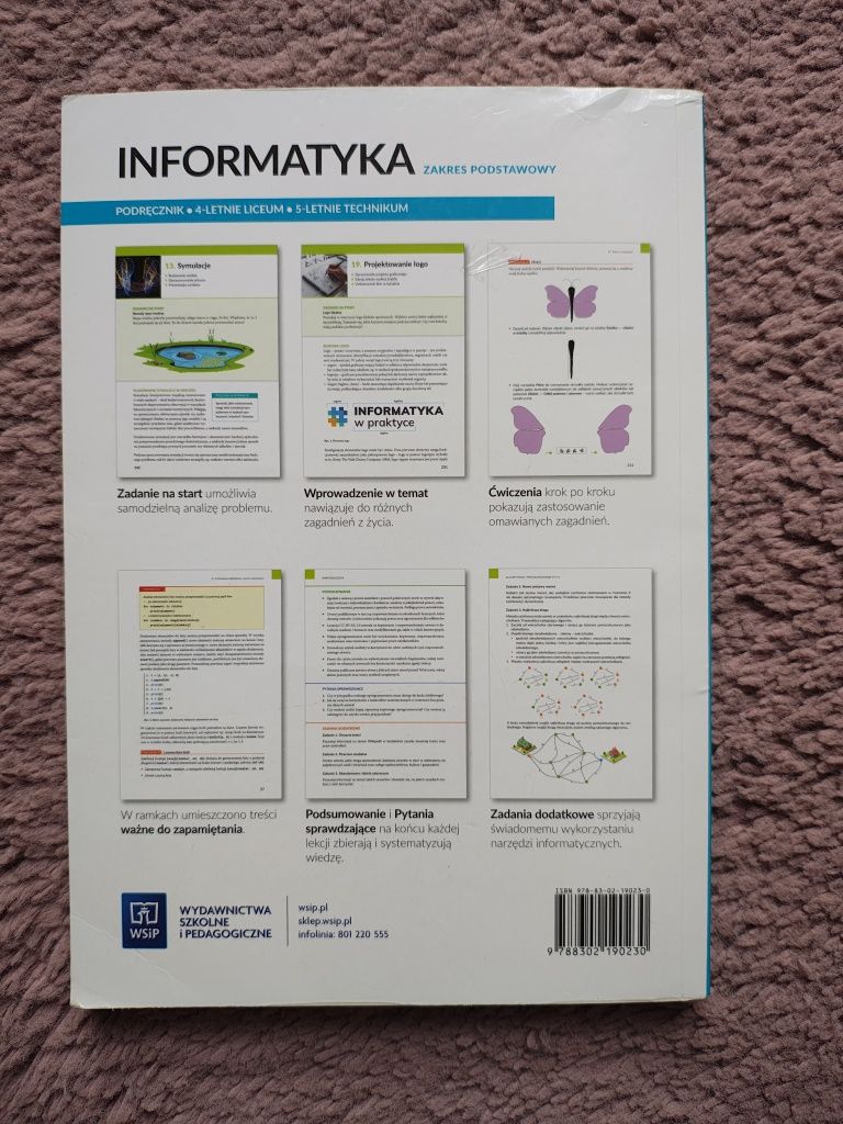 Informatyka 2 WSiP do liceum i technikum zakres  podstawowy stan bdb
