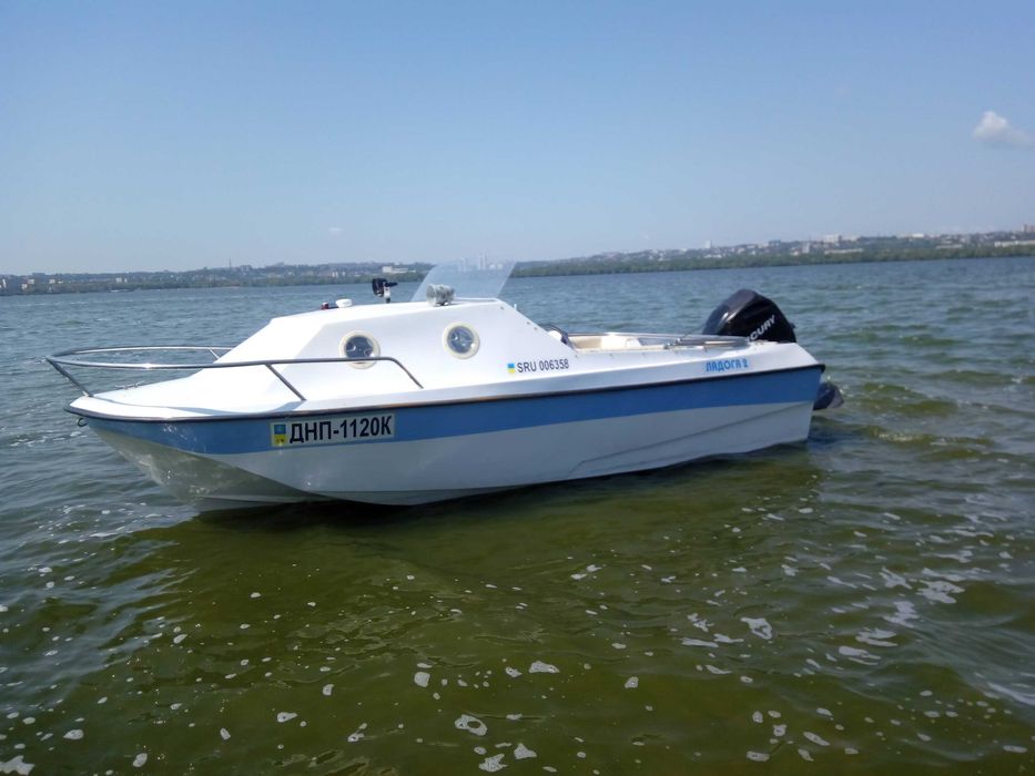 продам катер ладога 2м с меркурий 60 4такт-16 год