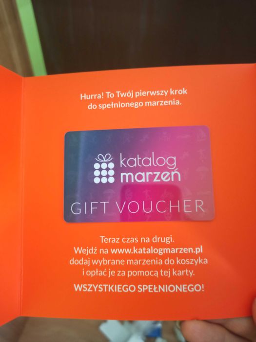 Voucher katalog marzen termin wyboru grudzień,realizacja 2025