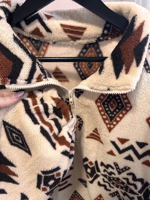 Нова Фліска шерпа в етнічному стилі кофта светр унісекс оверсайз